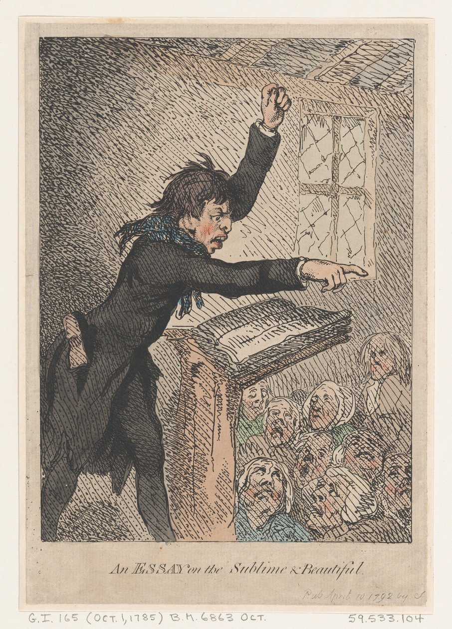 Et essay om det sublime og det vakre av Thomas Rowlandson