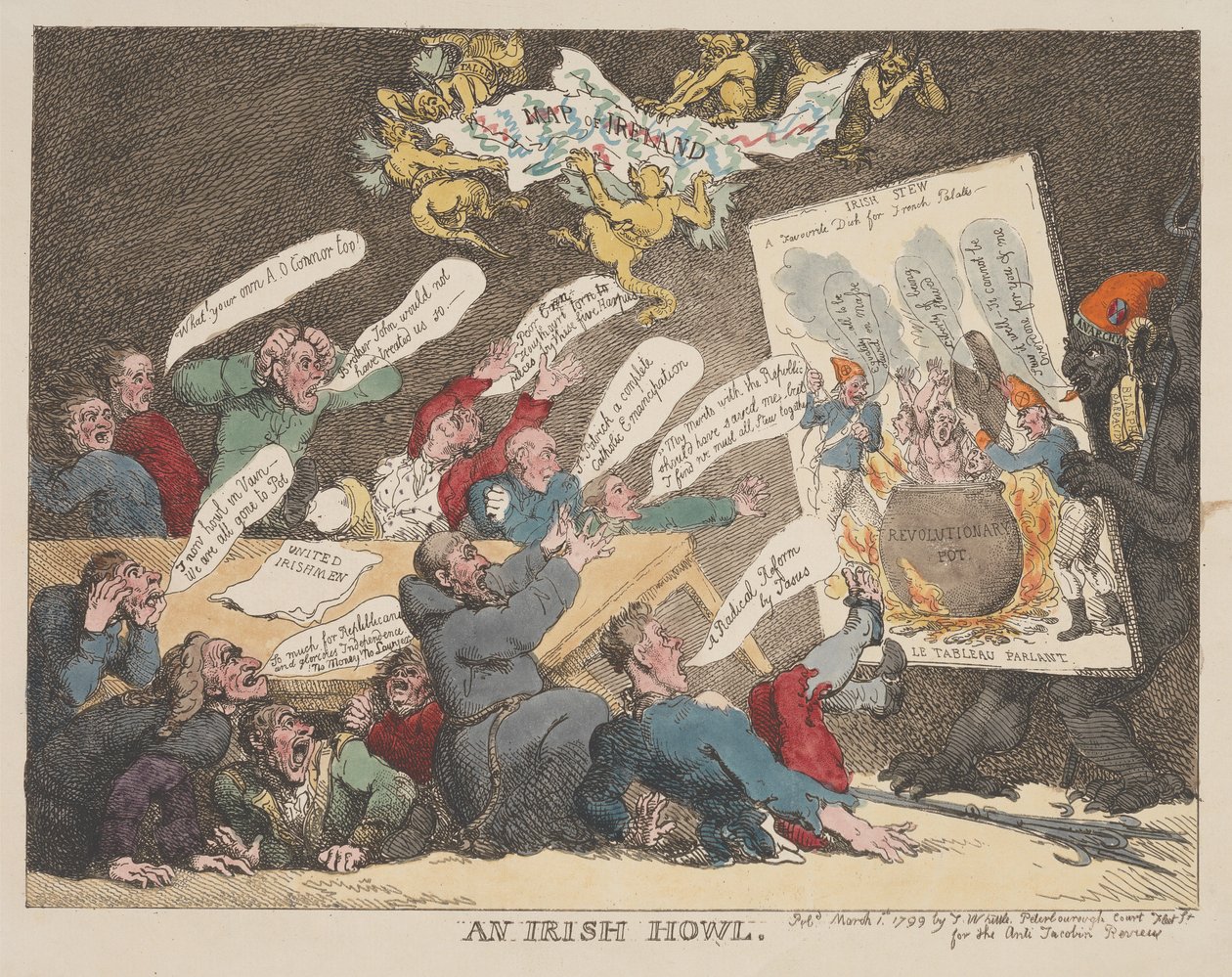 Et irsk hyl av Thomas Rowlandson