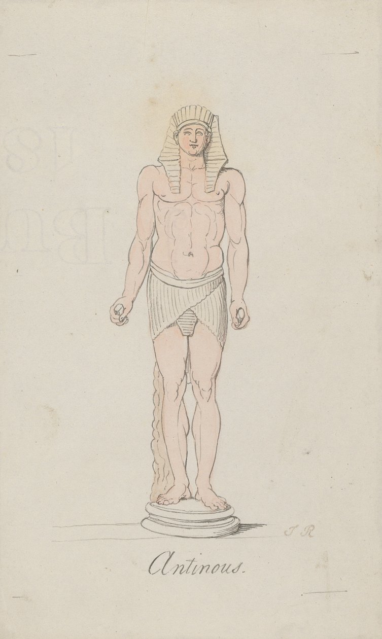 Antinous som Osiris av Thomas Rowlandson