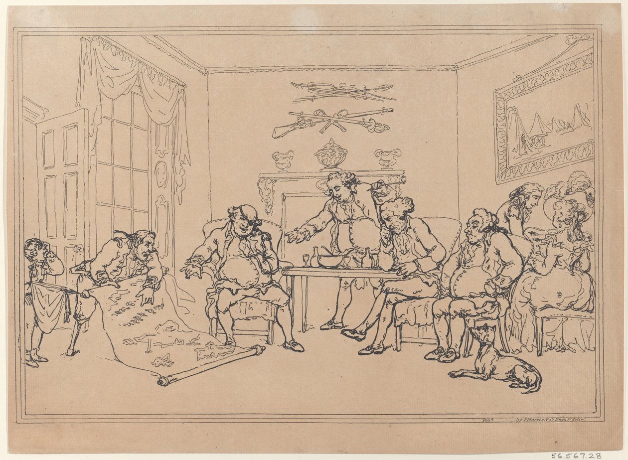 Hæren, 5. november 1787., 5. november 1787. av Thomas Rowlandson