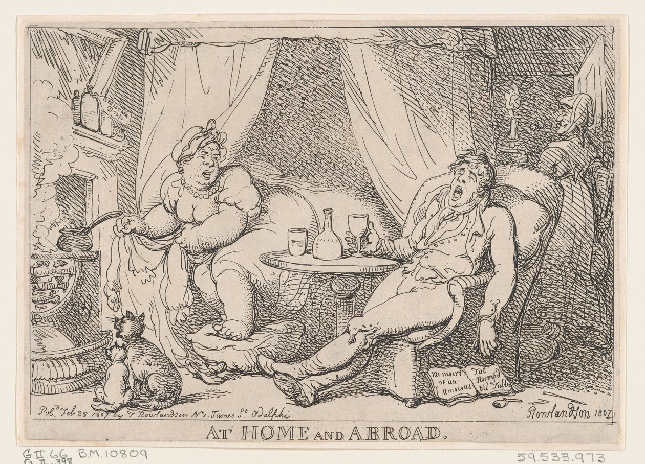Hjemme og i utlandet, 28. februar 1807., 28. februar 1807. av Thomas Rowlandson