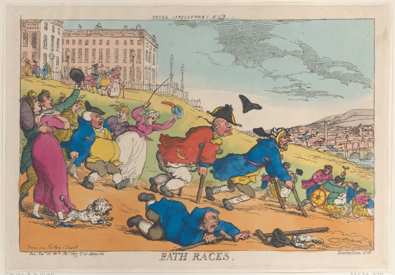 Bath Races, 20. november 1810., 20. november 1810. av Thomas Rowlandson