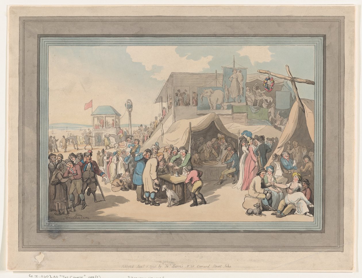 Between Heats [The Course], 1. januar 1798., 1. januar 1798. av Thomas Rowlandson
