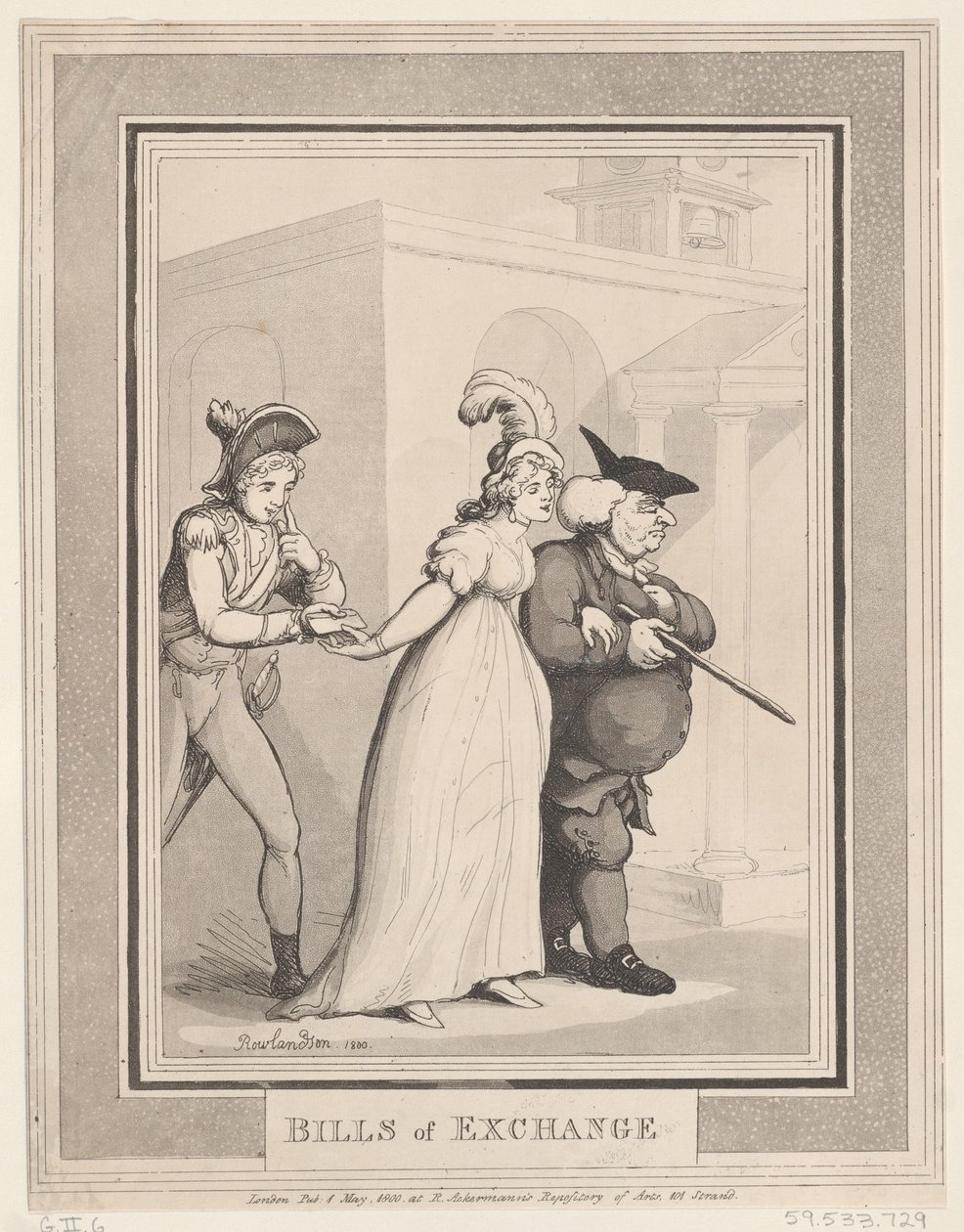 Veksler, 1. mai 1800., 1. mai 1800. av Thomas Rowlandson