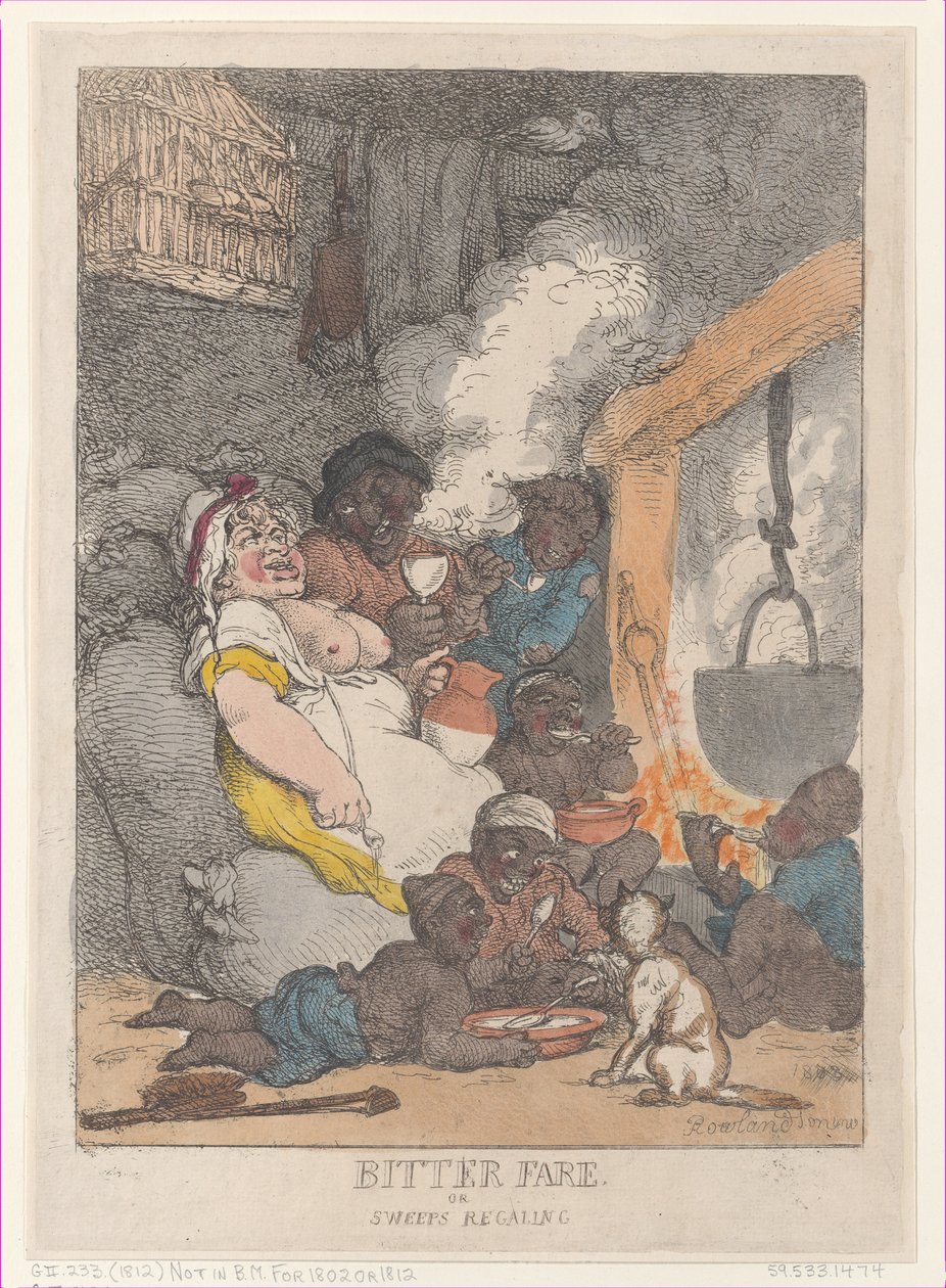 Bitter kost eller feie regaling, 1812., 1812. av Thomas Rowlandson
