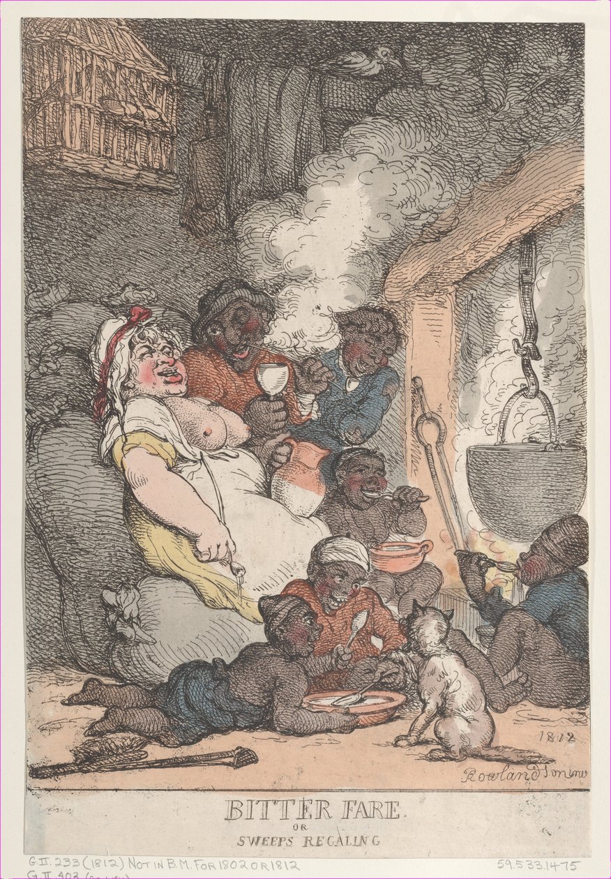 Bitter kost eller feie regaling, 1812., 1812. av Thomas Rowlandson