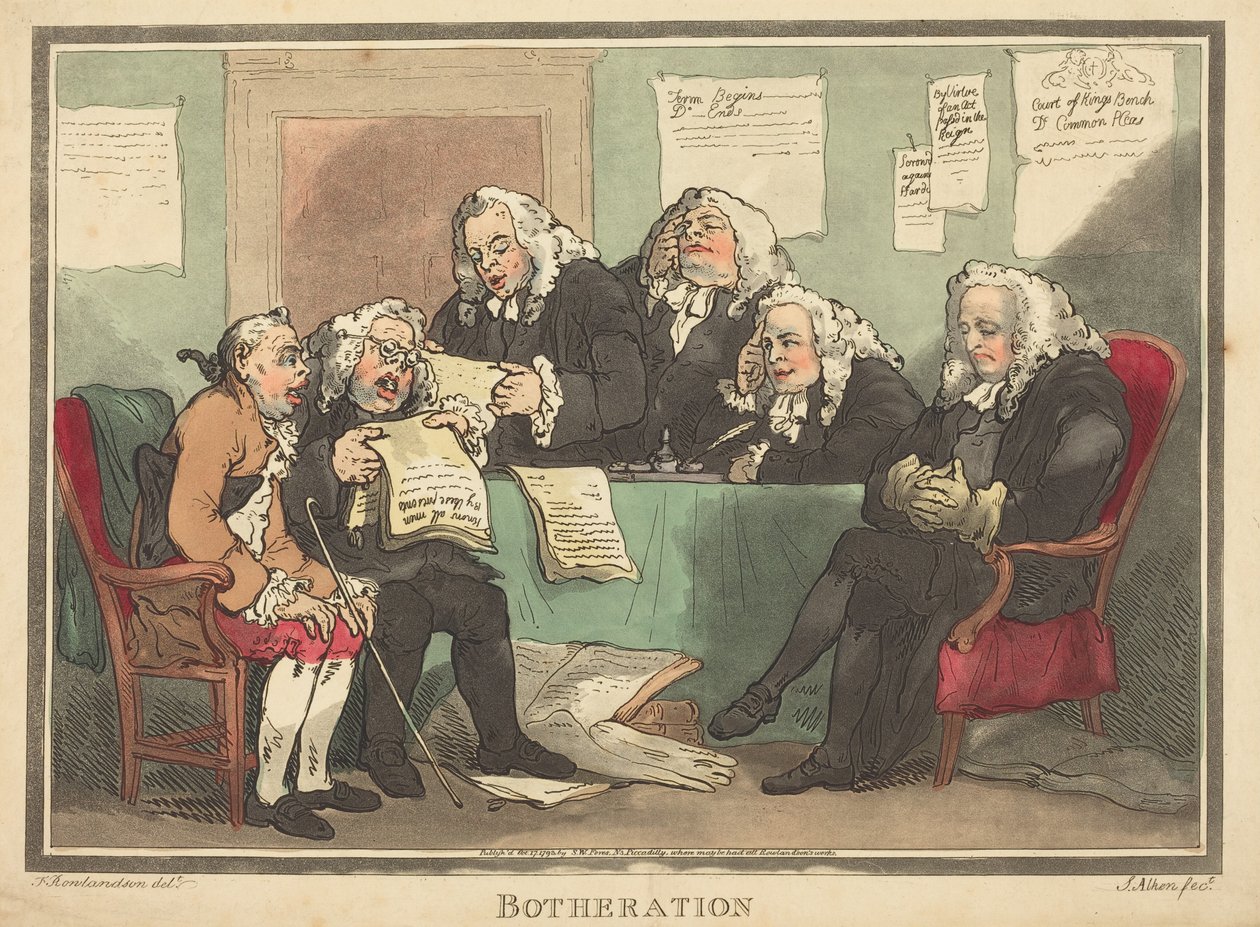 Plage av Thomas Rowlandson