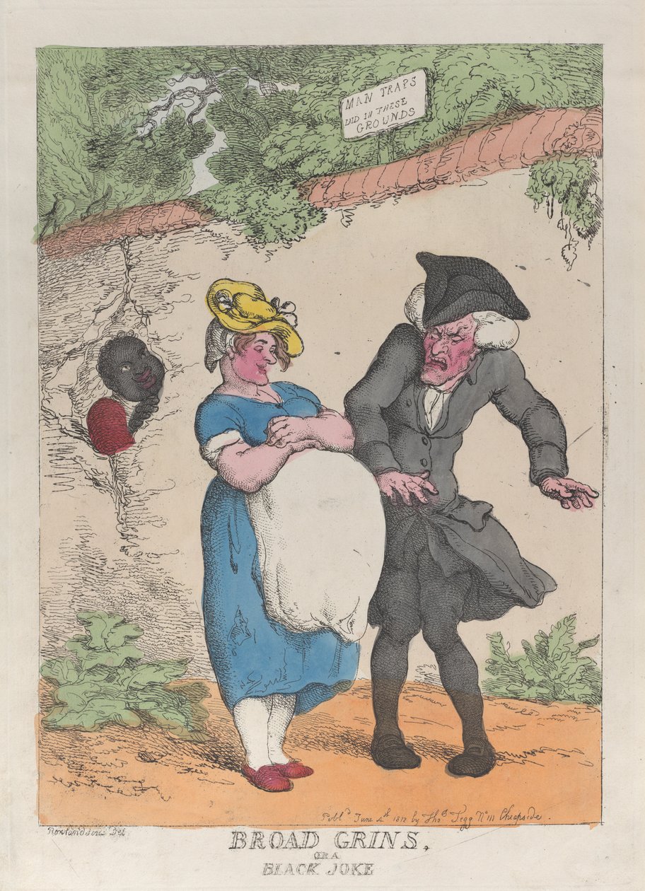 Broad Grins, or a Black Joke, 4. juni 1812., 4. juni 1812. av Thomas Rowlandson