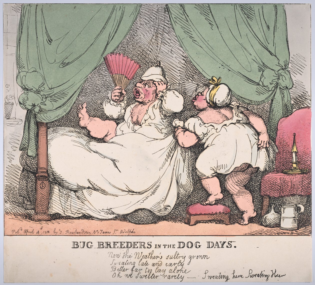 Bug Breeders in the Dog Days, 4. april 1812., 4. april 1812. av Thomas Rowlandson