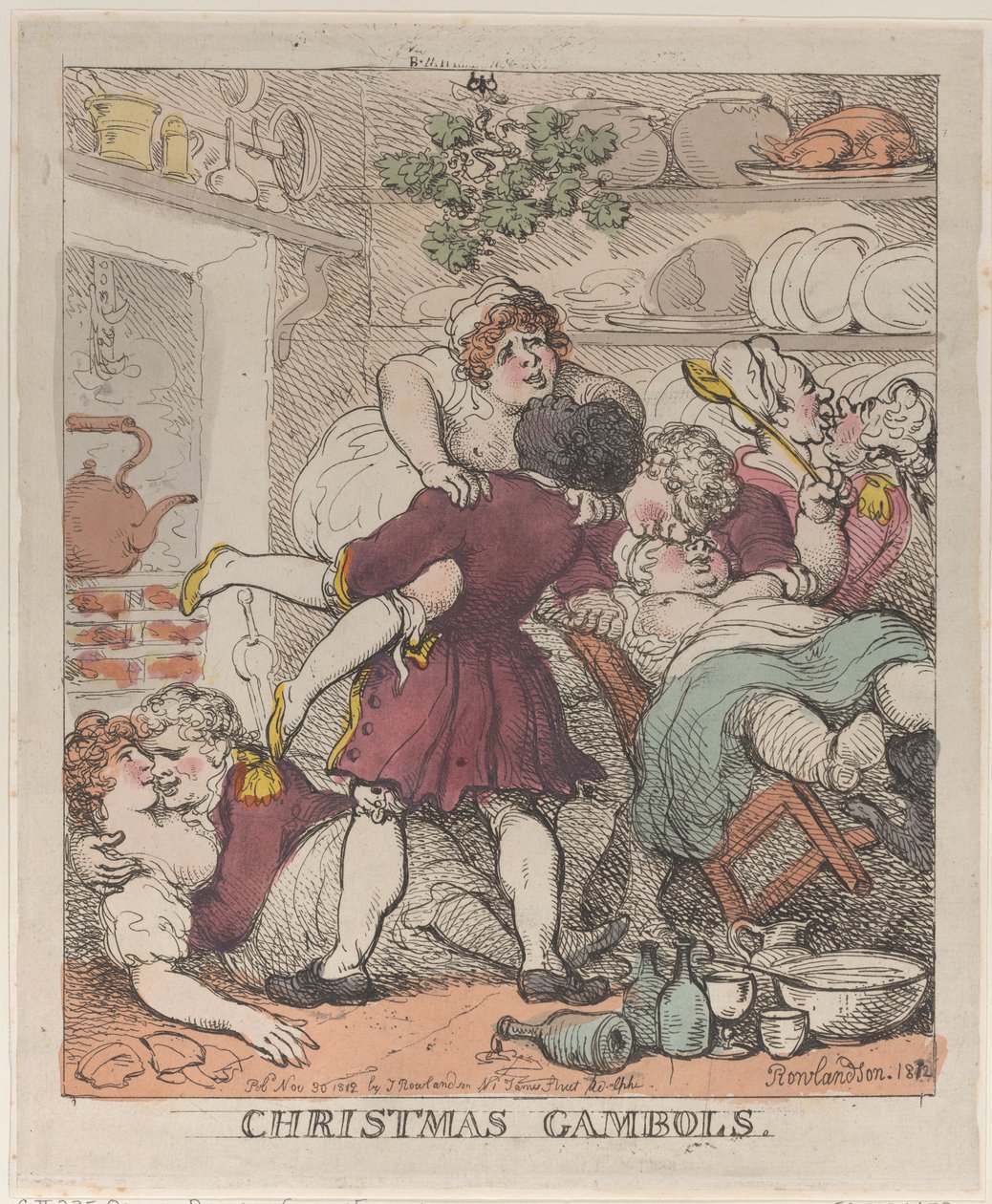 Christmas Gambols, 30. november 1812., 30. november 1812. av Thomas Rowlandson
