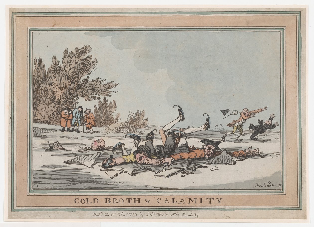 Cold Broth & Calamity, 26. januar 1792., 26. januar 1792. av Thomas Rowlandson