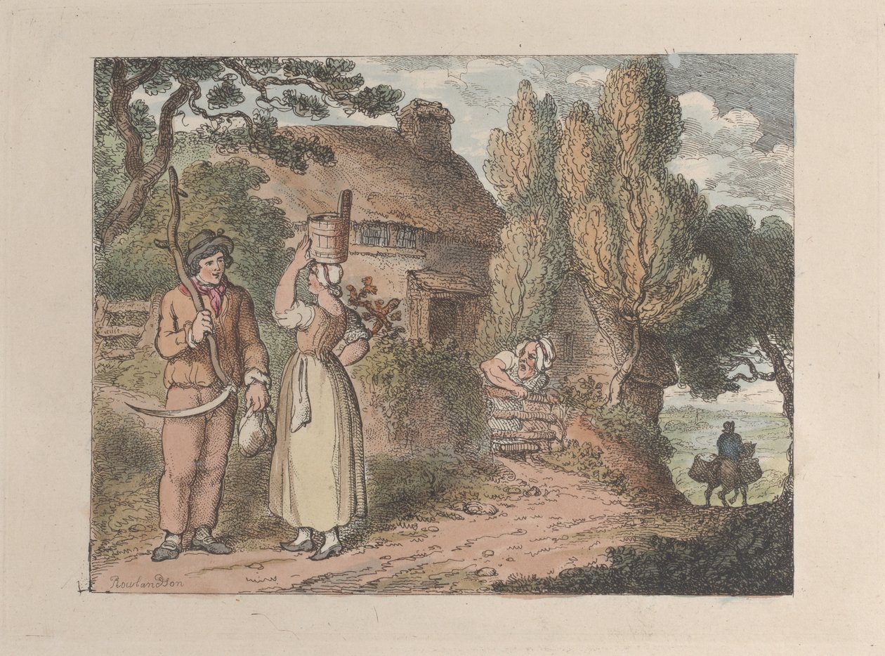 Cornwall, en tilskuer av Thomas Rowlandson