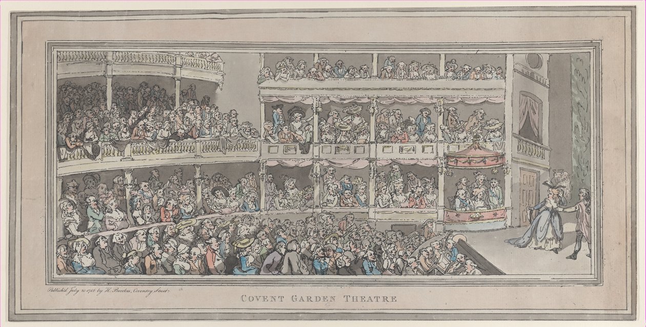 Covent Garden Theatre, 20. juli 1786., 20. juli 1786. av Thomas Rowlandson
