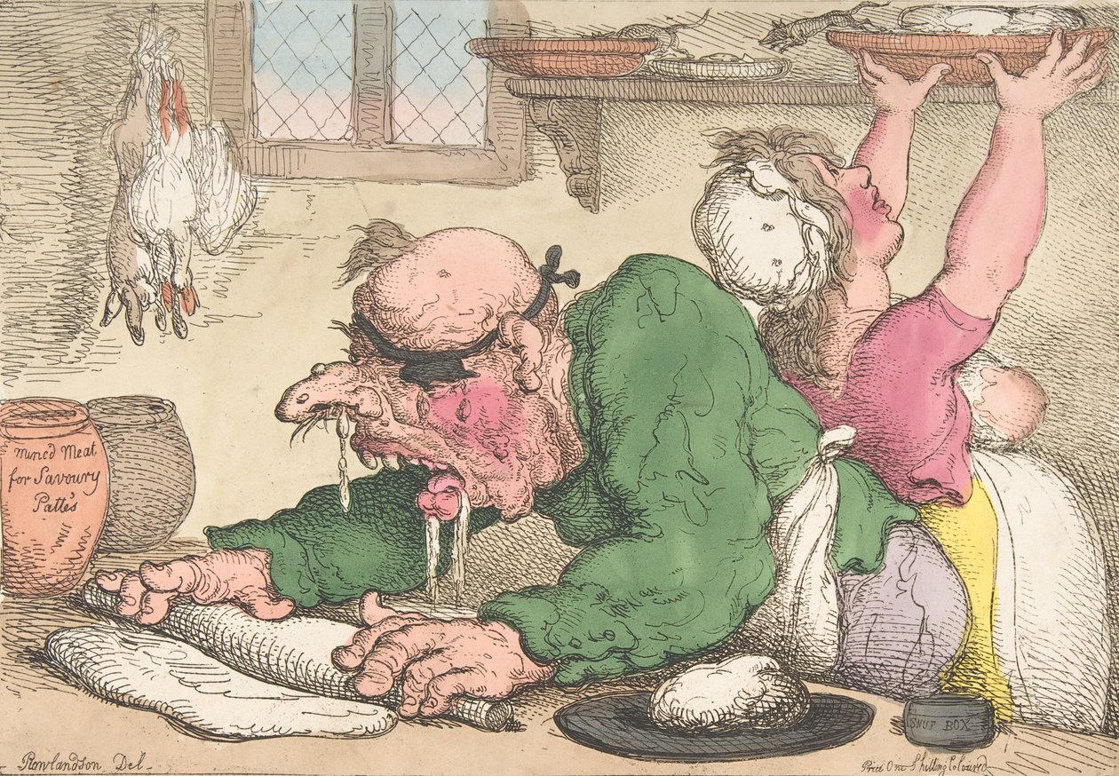 Middager Drest in the Neatest Manner, oktober 1811., oktober 1811. av Thomas Rowlandson