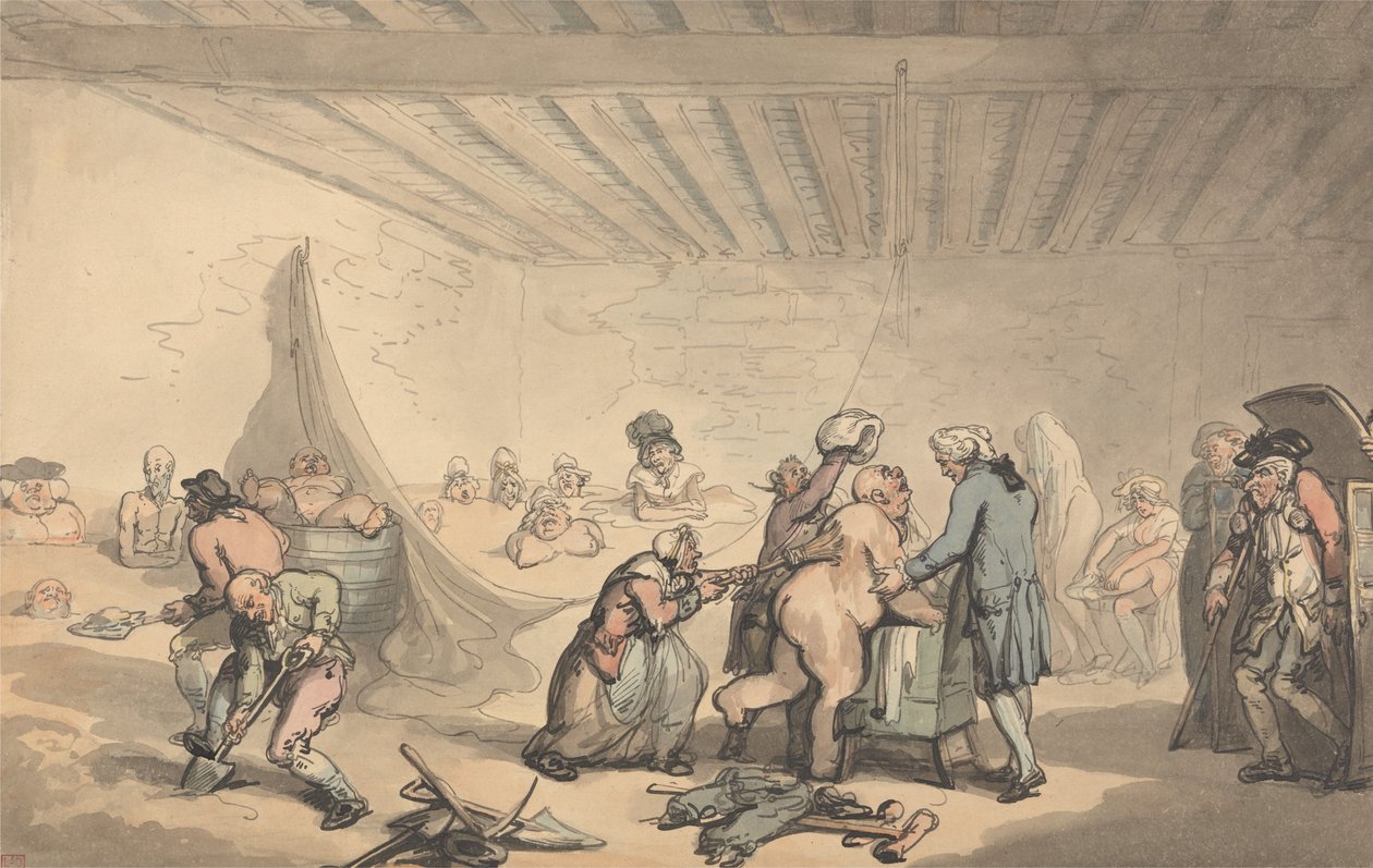 Dr. Grahams badeanstalt av Thomas Rowlandson
