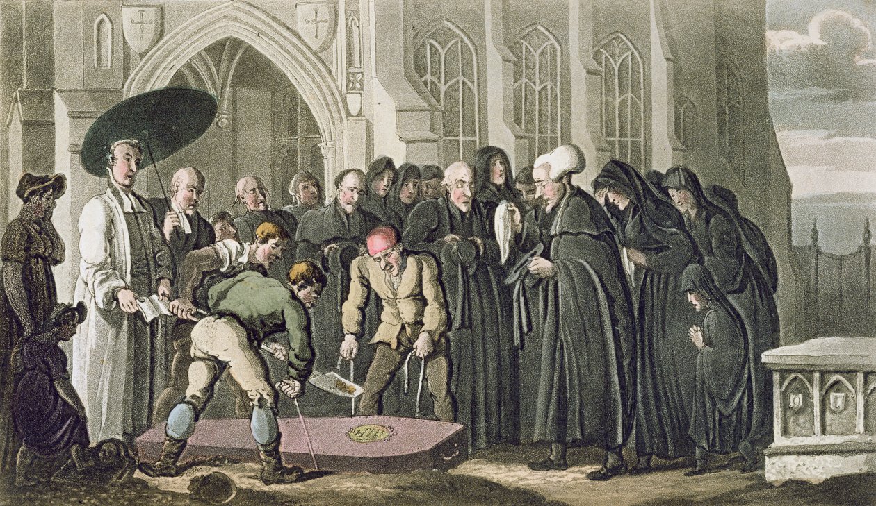 Dr Syntax at the Funeral of his Wife, fra 