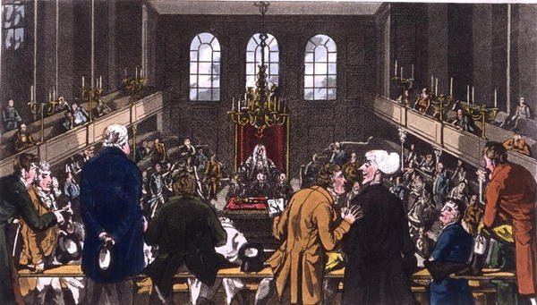 Dr Syntax i Underhuset av Thomas Rowlandson