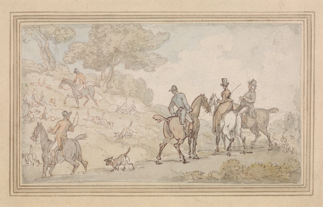 Tegning på omslaget av Thomas Rowlandson