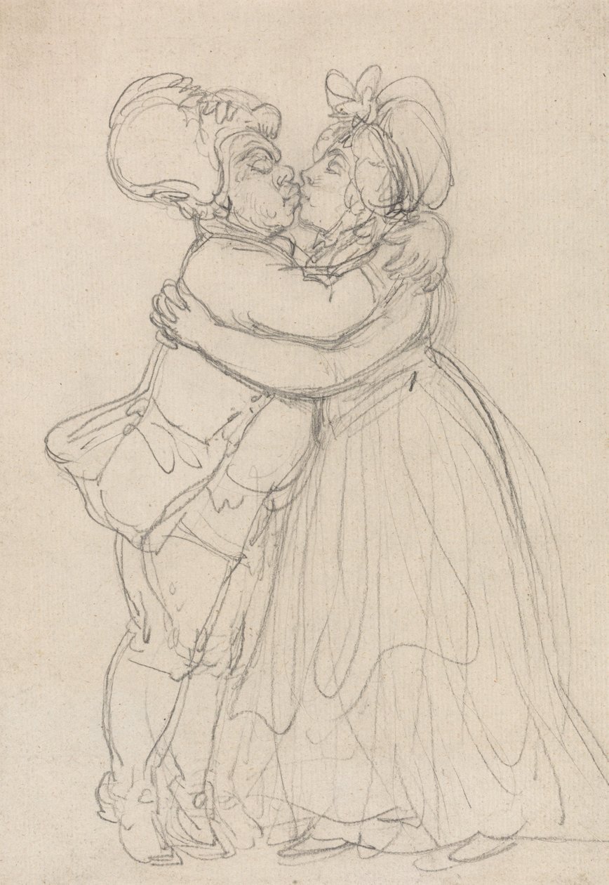 Tilgivende elskere av Thomas Rowlandson