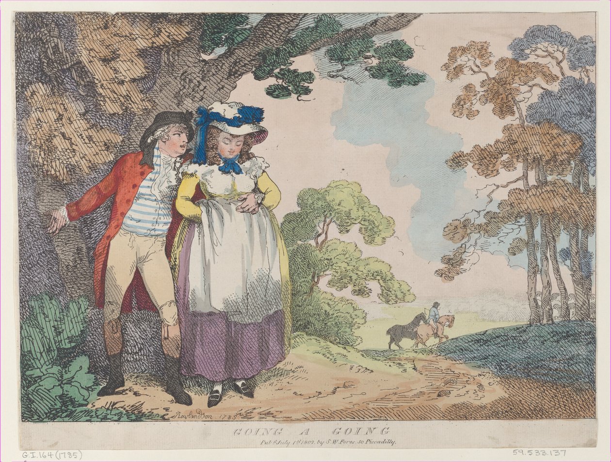 Going, A-Going, [1785], gjenutgitt 1. juli 1802., [1785], gjenutgitt 1. juli 1802. av Thomas Rowlandson