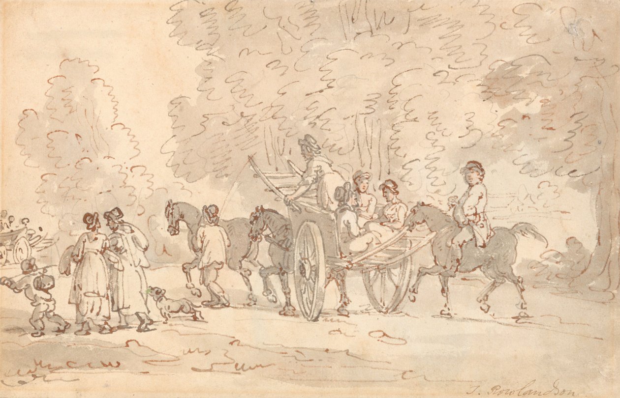 På vei til markedet av Thomas Rowlandson