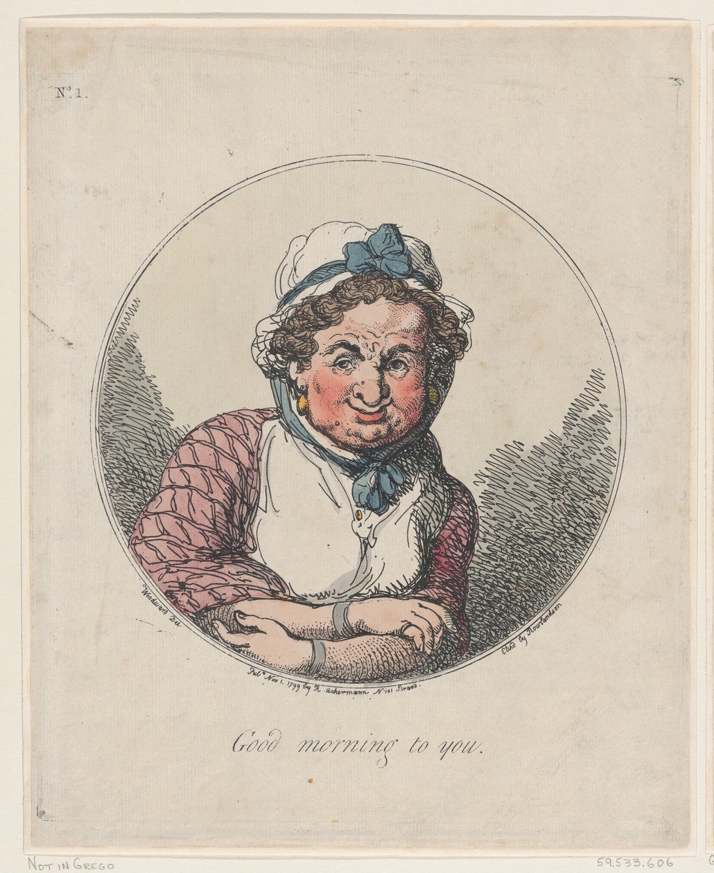 God morgen til deg, 1. november 1799., 1. november 1799. av Thomas Rowlandson