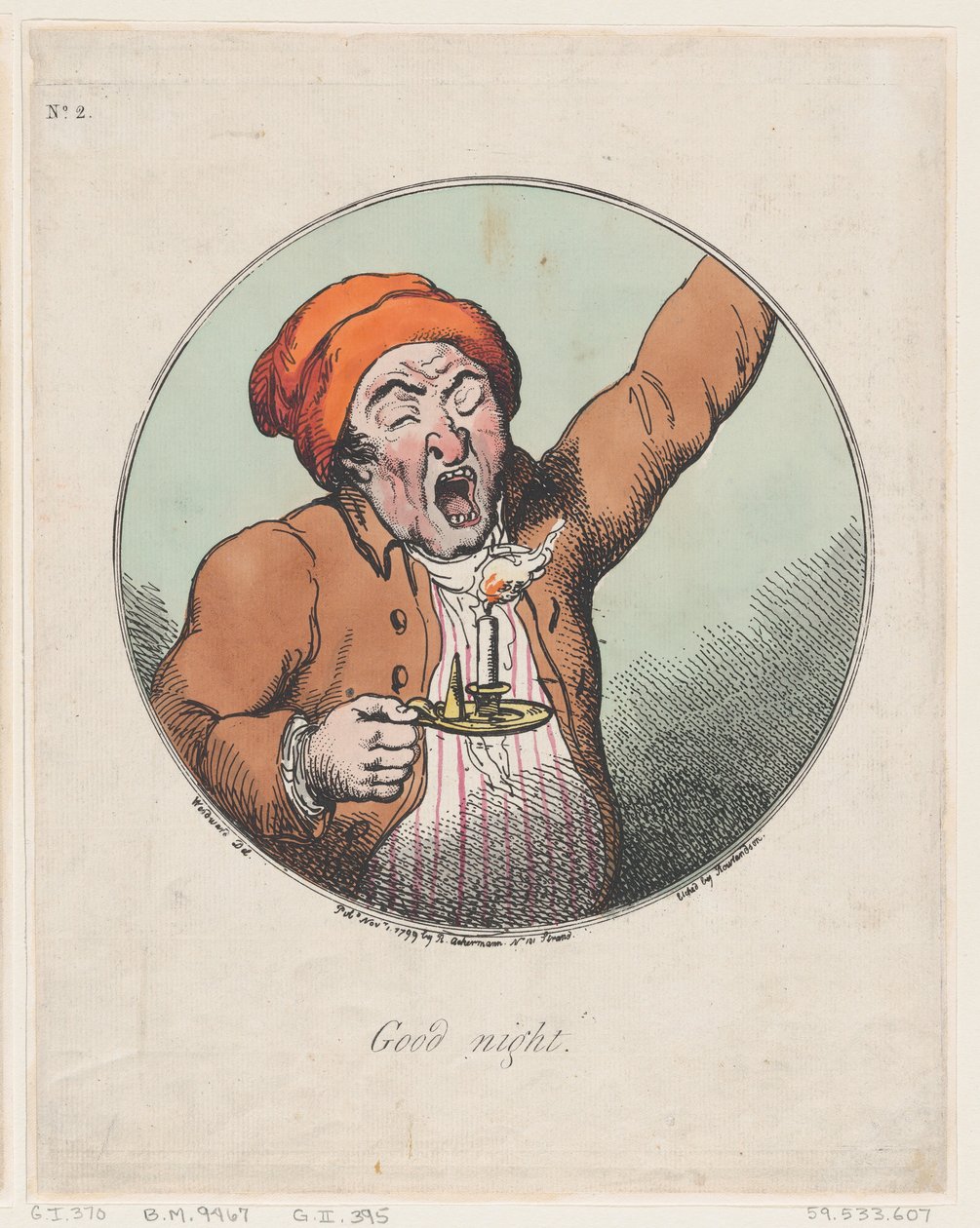 God natt, 1. november 1799., 1. november 1799. av Thomas Rowlandson