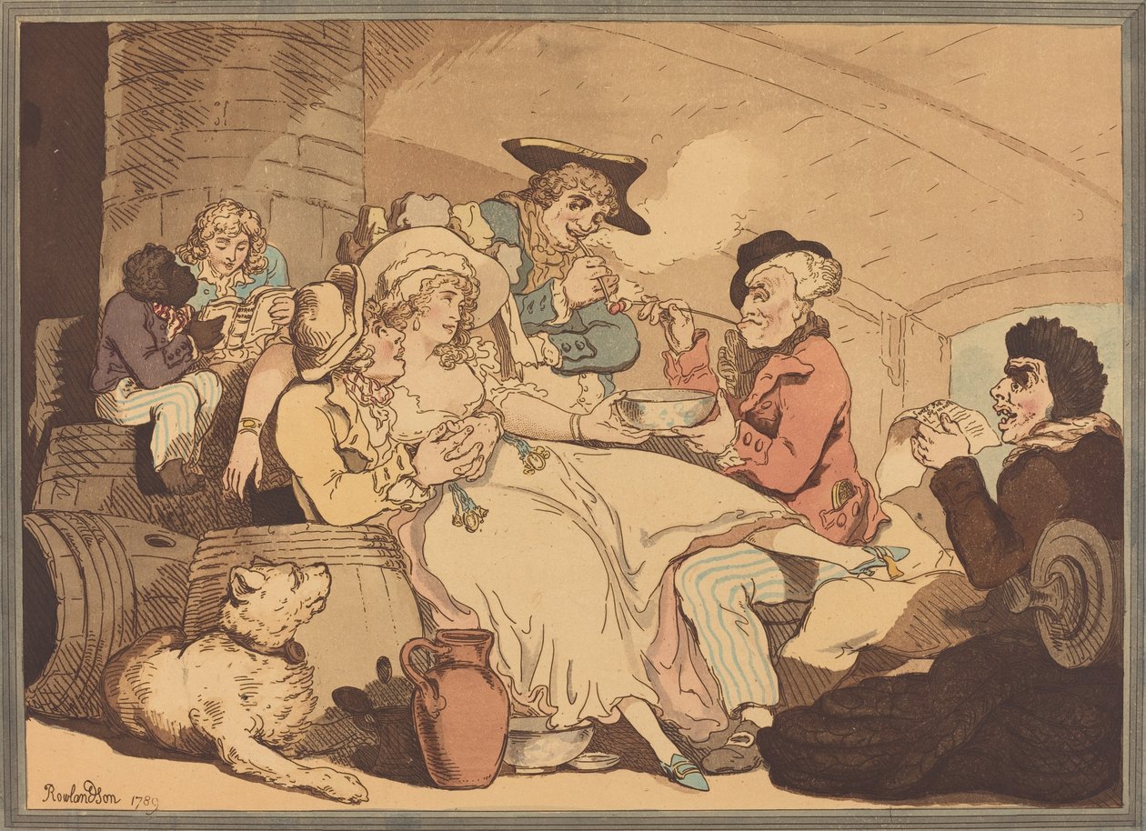 Grog om bord av Thomas Rowlandson