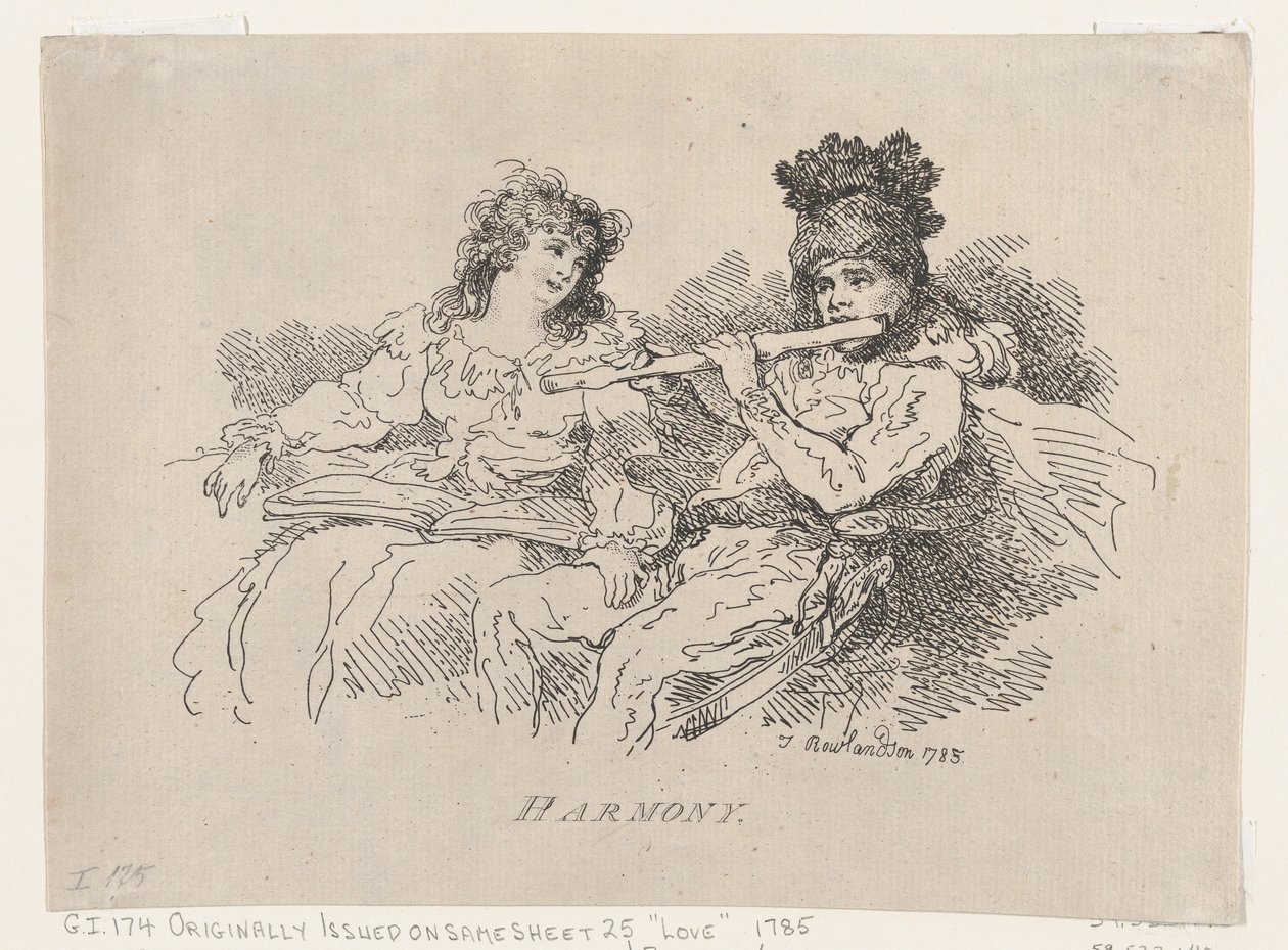 Harmony, 12. august 1785., 12. august 1785. av Thomas Rowlandson