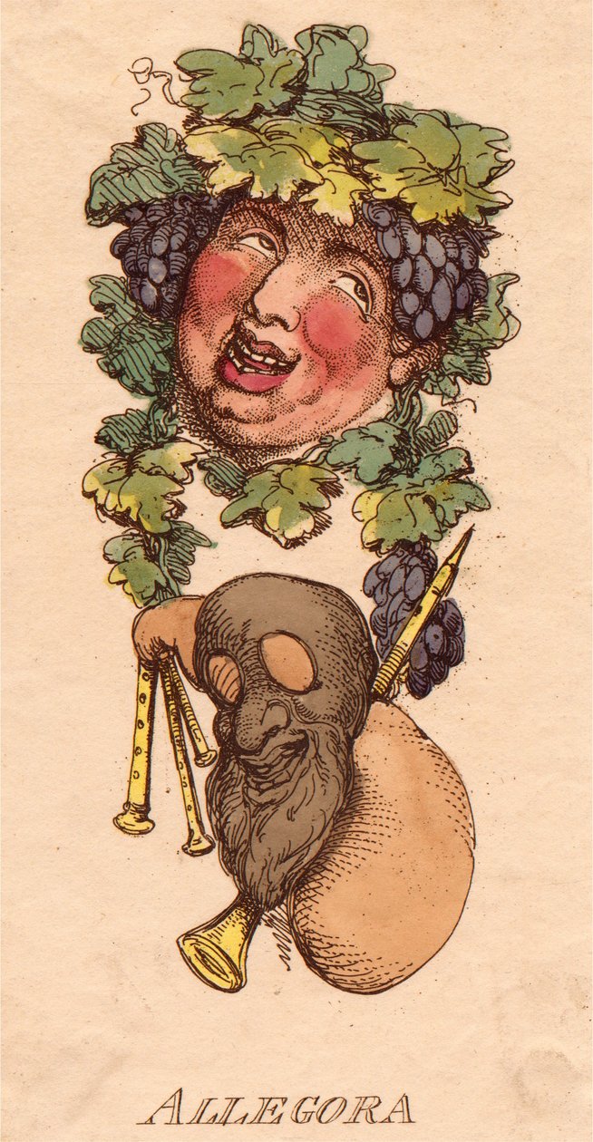 Ledere: Allegora av Thomas Rowlandson