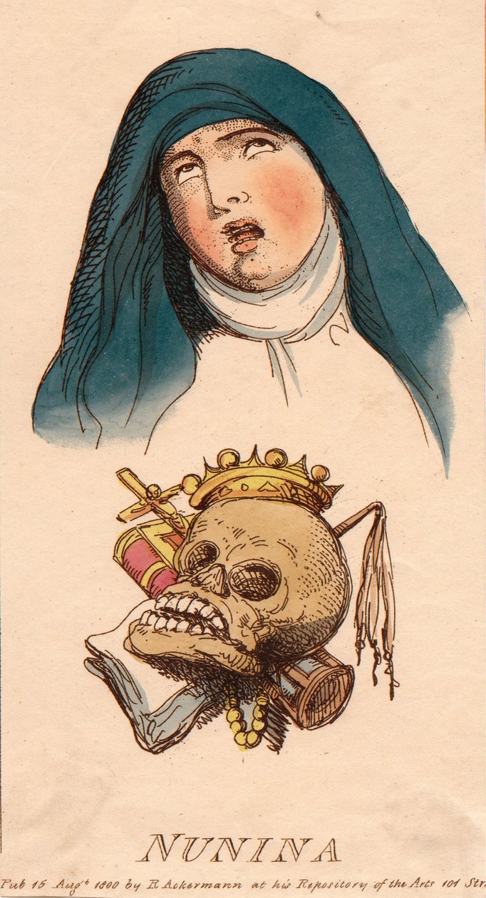 Ledere: Nunina. av Thomas Rowlandson