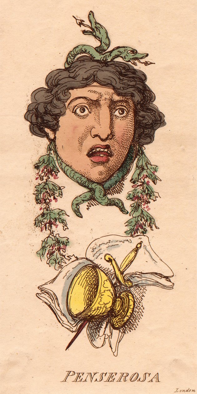 Overskrifter: Penserosa av Thomas Rowlandson