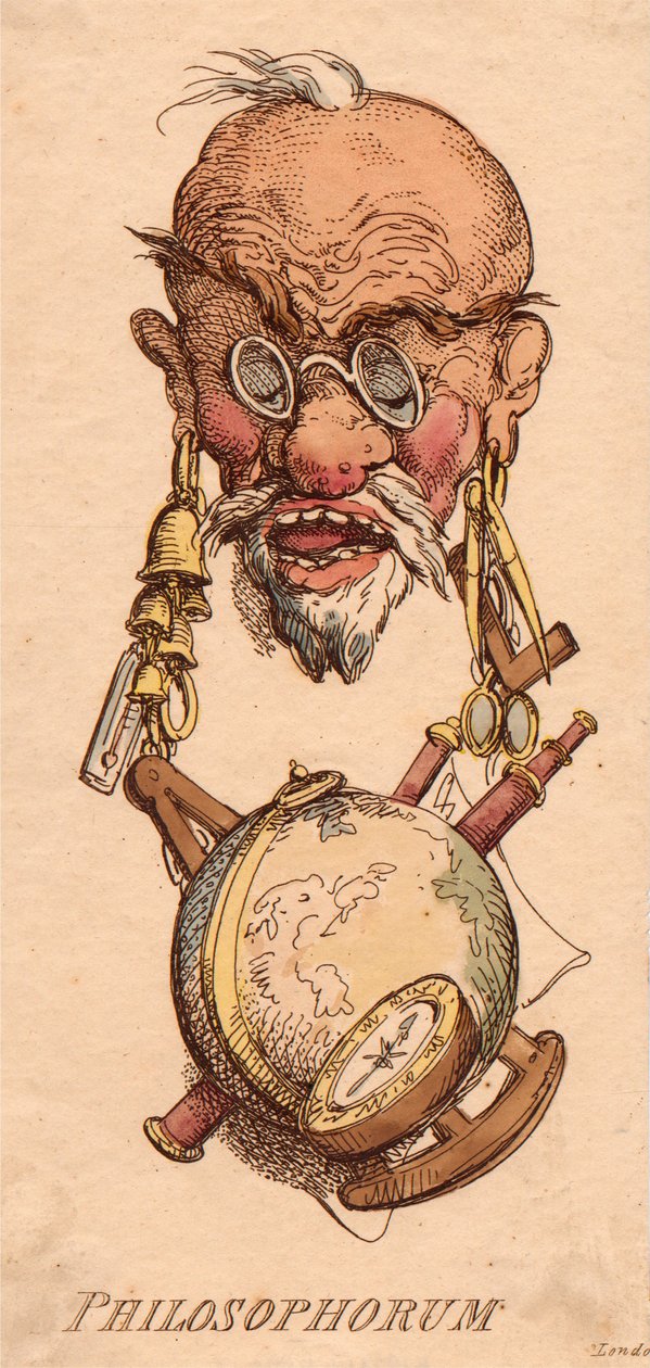 Hodene: Av filosofene av Thomas Rowlandson