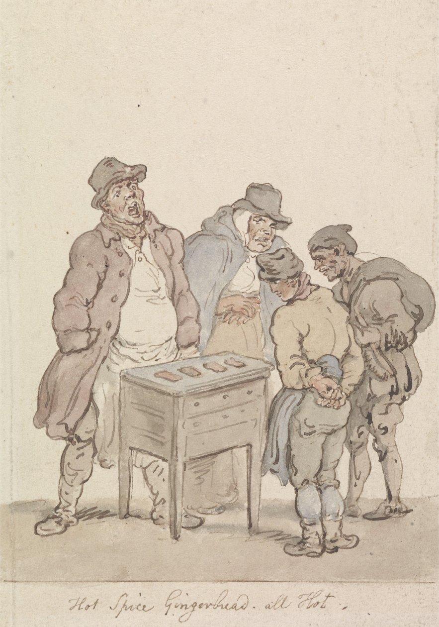 Krydret pepperkaker, helt sterke av Thomas Rowlandson