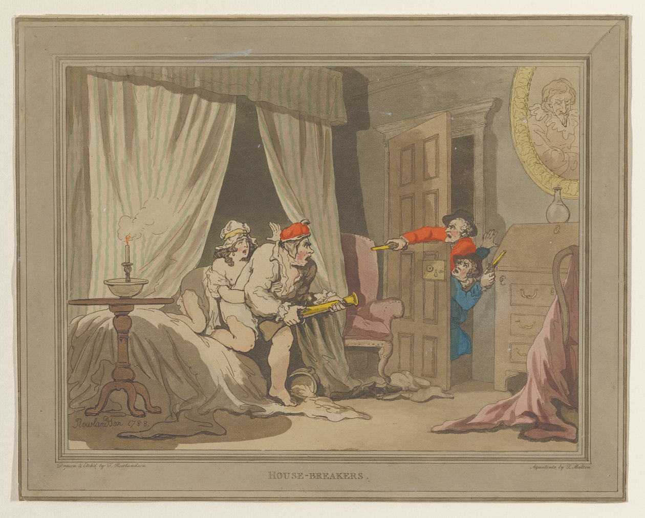 Innbruddstyver av Thomas Rowlandson