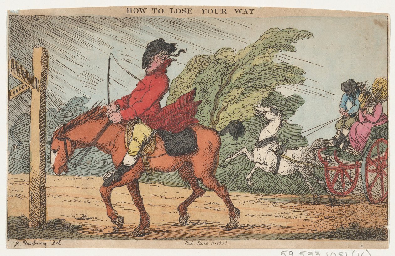 How to Lose Your Way, 11. juni 1808., 11. juni 1808. av Thomas Rowlandson