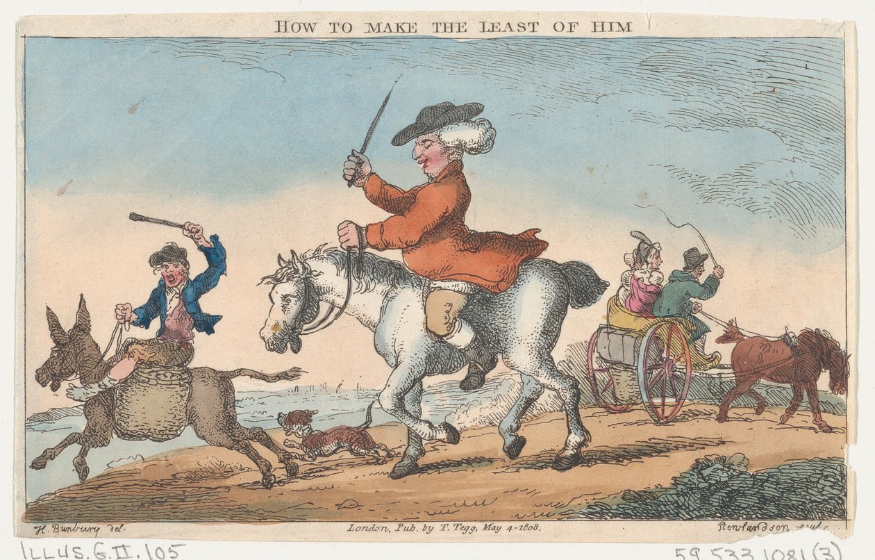 Hvordan gjøre det minste av ham, 4. mai 1808., 4. mai 1808. av Thomas Rowlandson