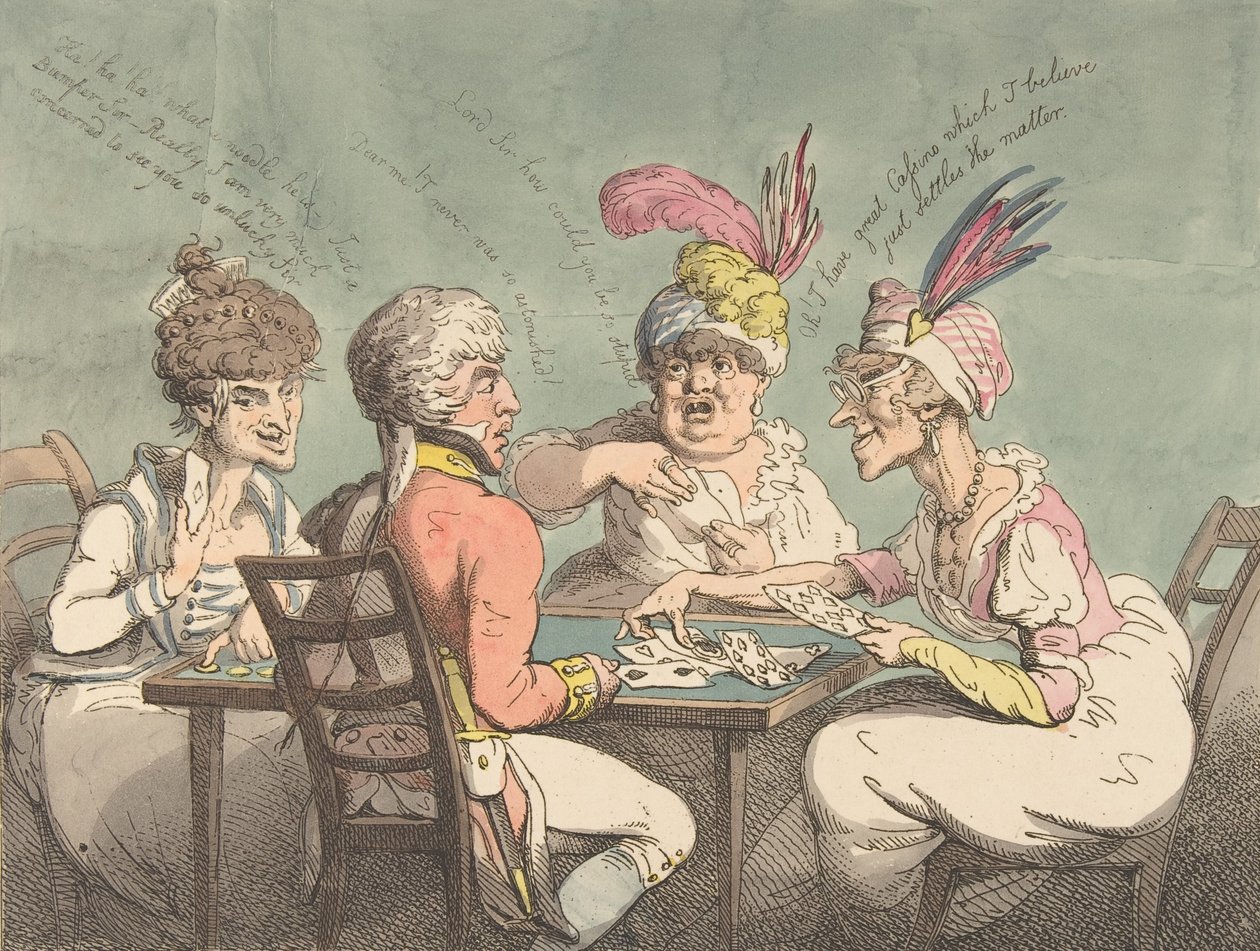 Hvordan plukke en gås, 10. juni 1802., 10. juni 1802. av Thomas Rowlandson