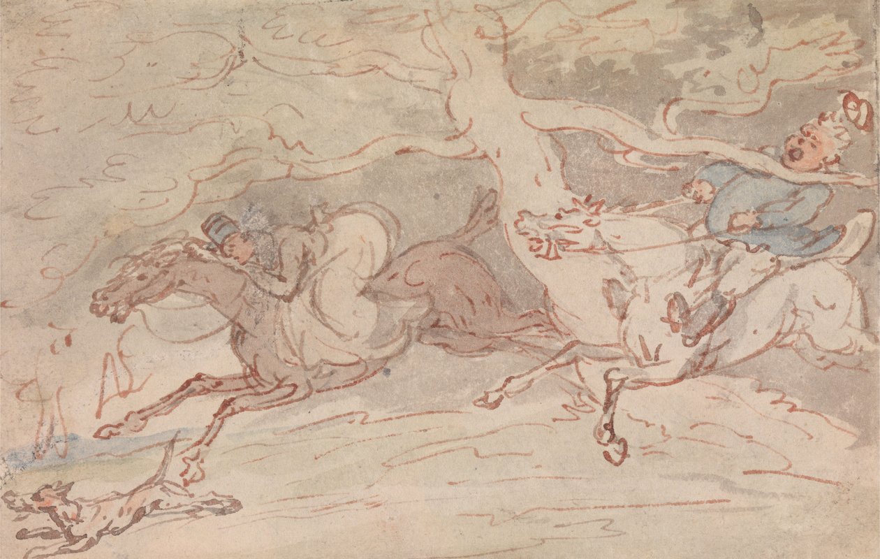 «Hvordan vri nakken» av Thomas Rowlandson