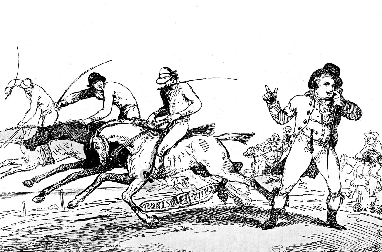 Hvordan unnslippe å vinne, 1791 av Thomas Rowlandson