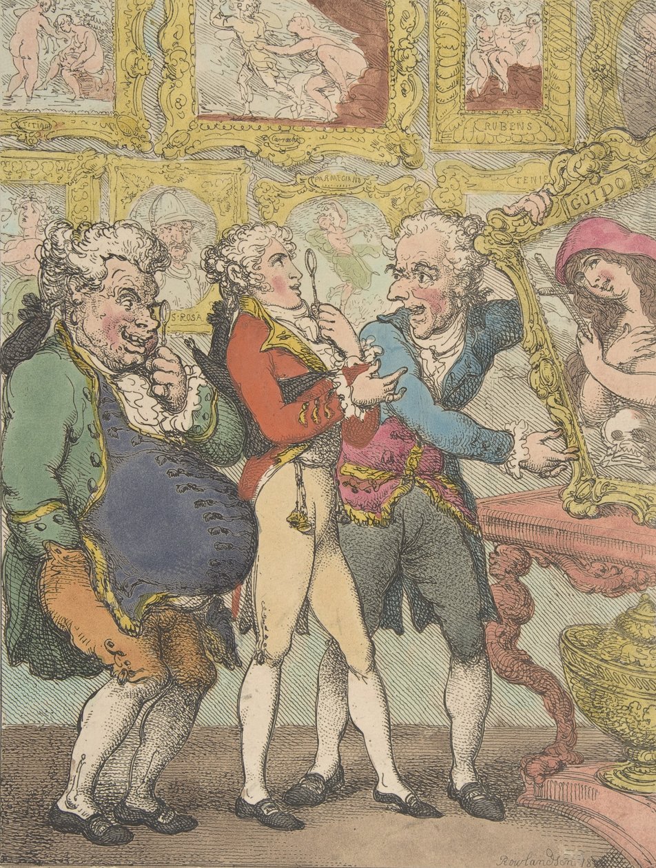 Italienske bildeforhandlere Humbugging My Lord Anglaise, 30. mai 1812., 30. mai 1812. av Thomas Rowlandson