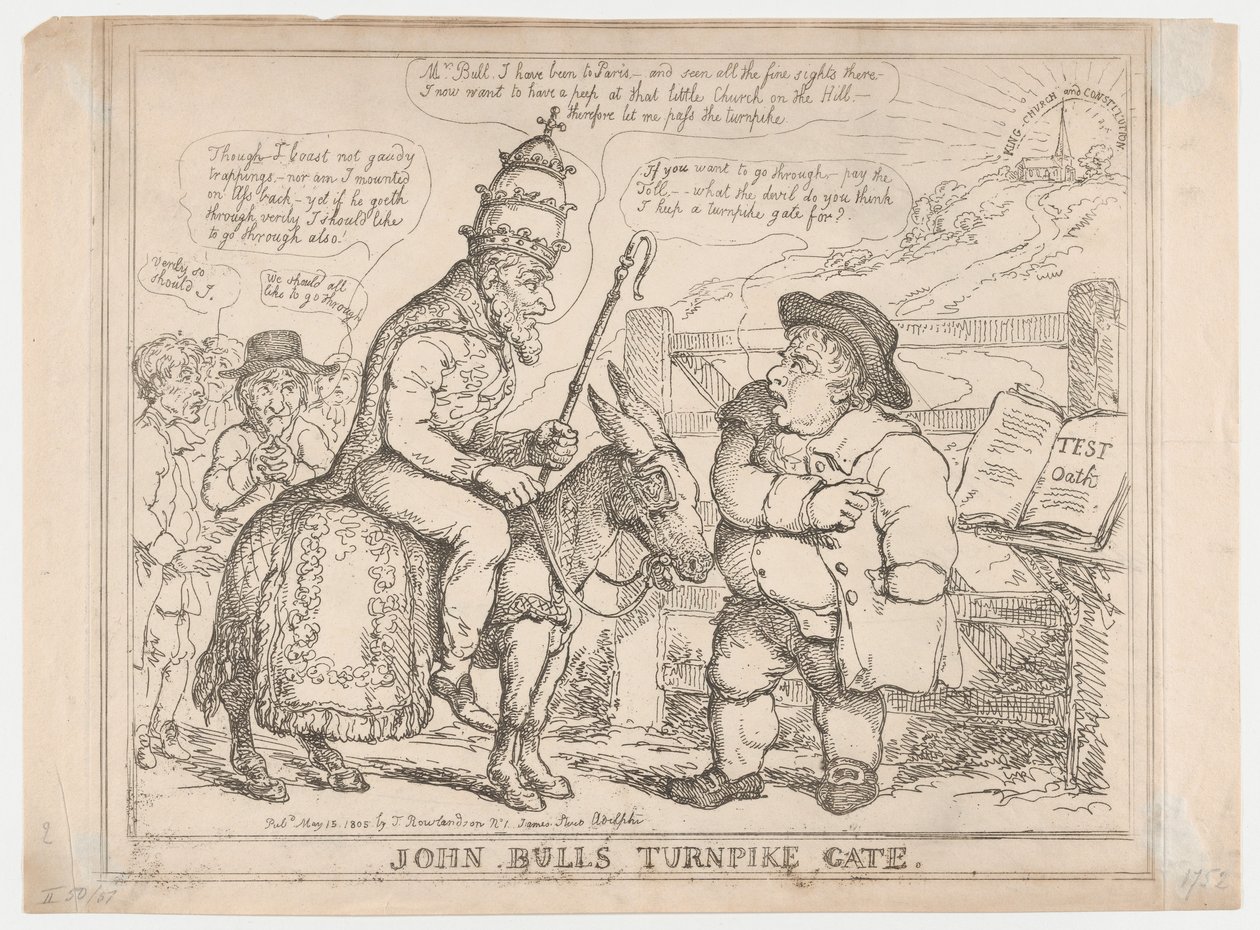 John Bulls bomstasjon av Thomas Rowlandson