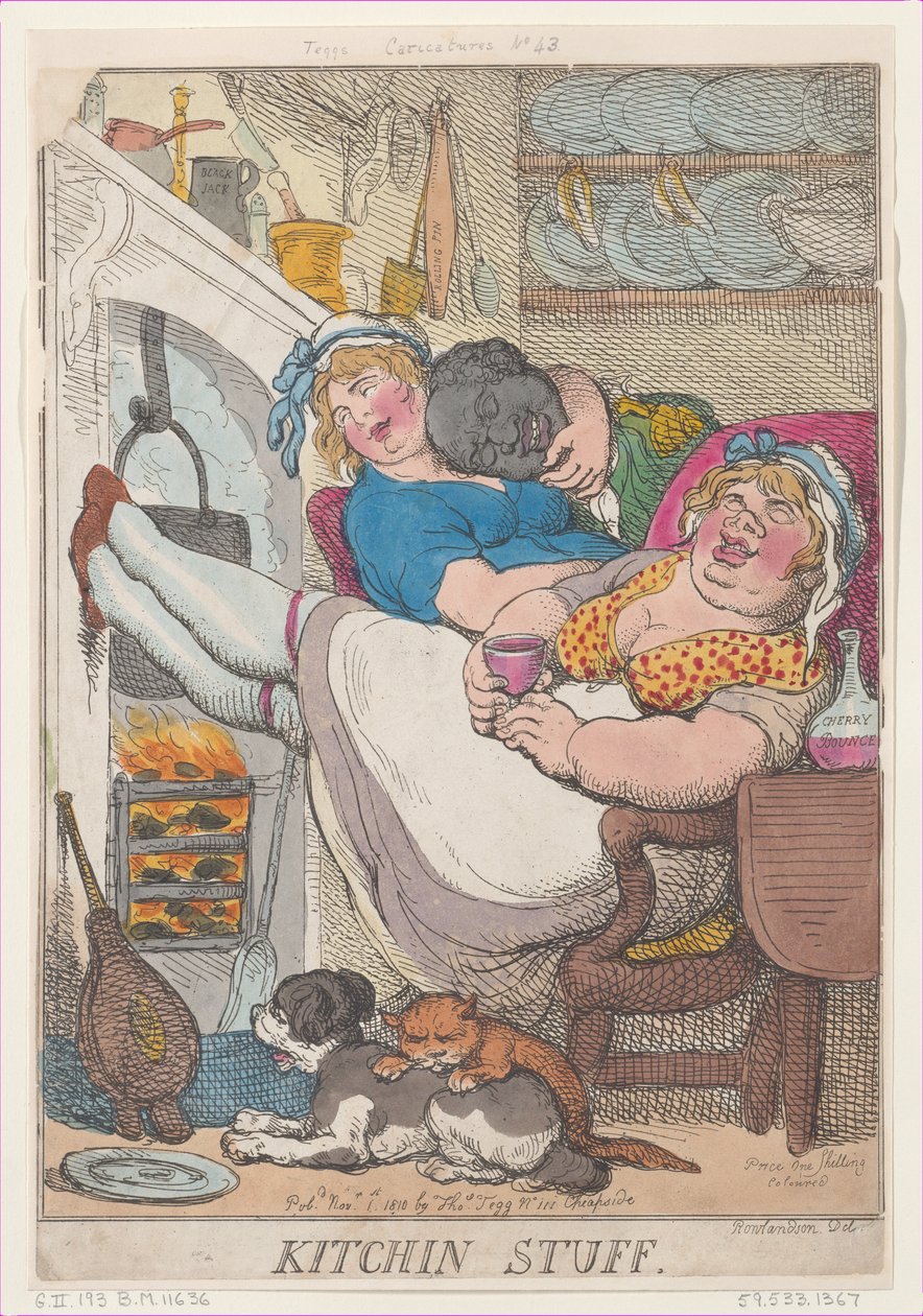 Kitchin Stuff, 1. november 1810., 1. november 1810. av Thomas Rowlandson