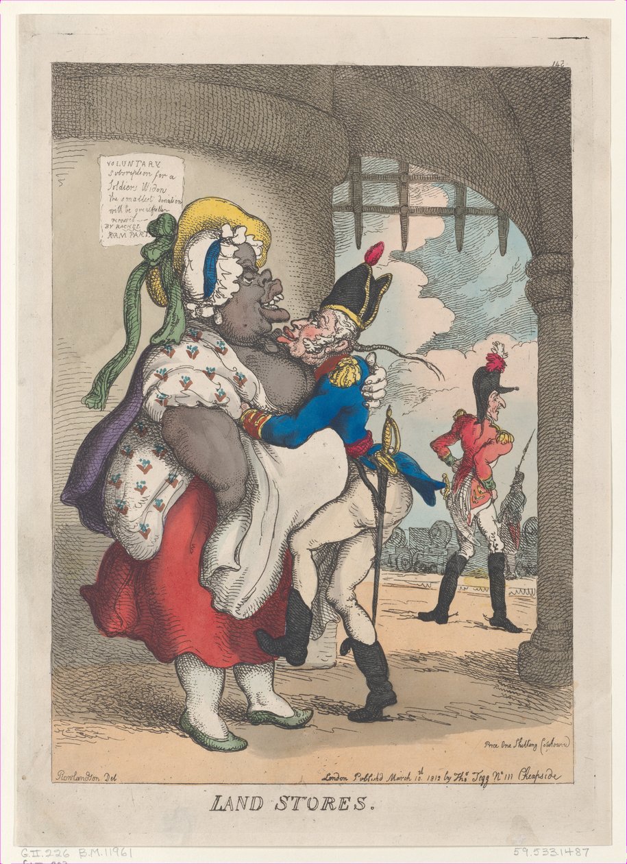 Landforretninger, 10. mars 1812., 10. mars 1812. av Thomas Rowlandson