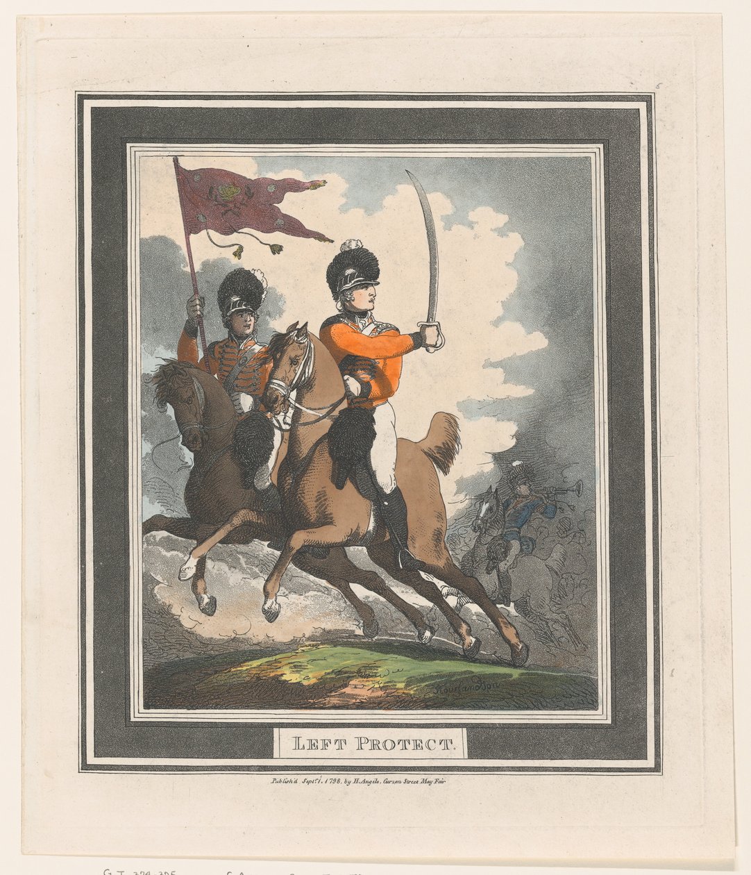 Left Protect, 1. september 1798., 1. september 1798. av Thomas Rowlandson
