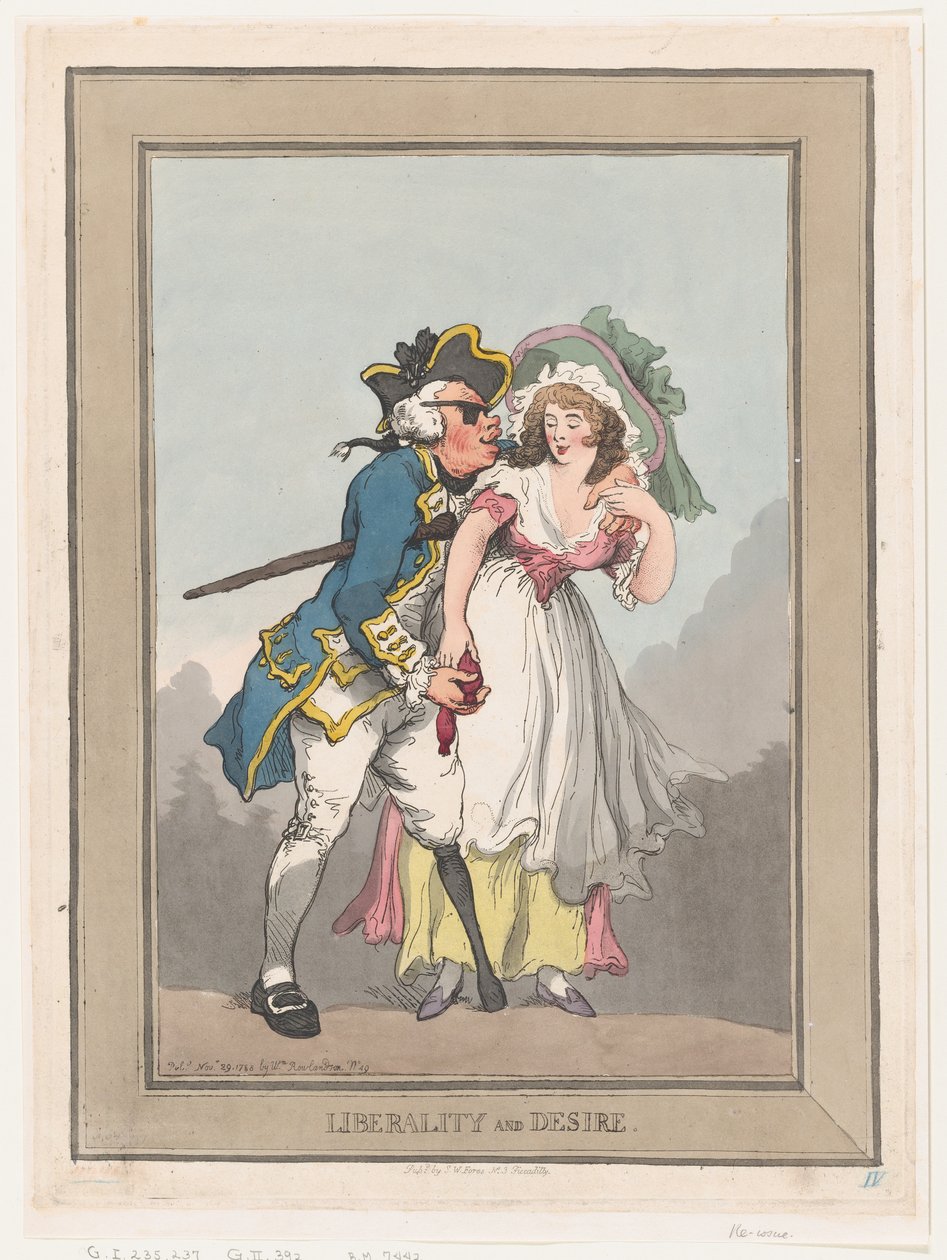 Liberality and Desire, 29. november 1788., 29. november 1788. av Thomas Rowlandson