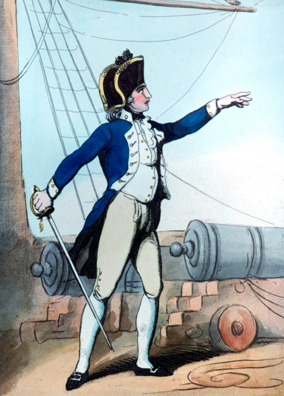 Løytnant, 1799 av Thomas Rowlandson