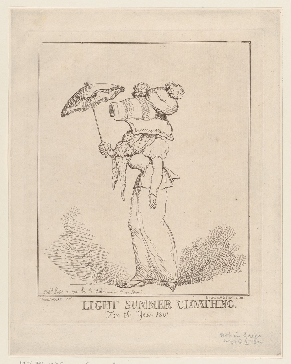 Lette sommerklær [sic], 10. september 1801., 10. september 1801. av Thomas Rowlandson
