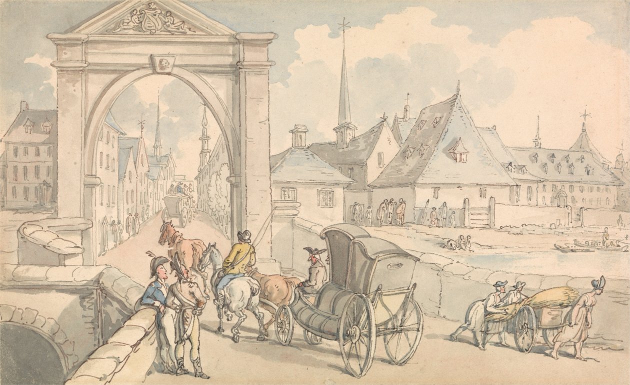 Limburg, Belgia av Thomas Rowlandson
