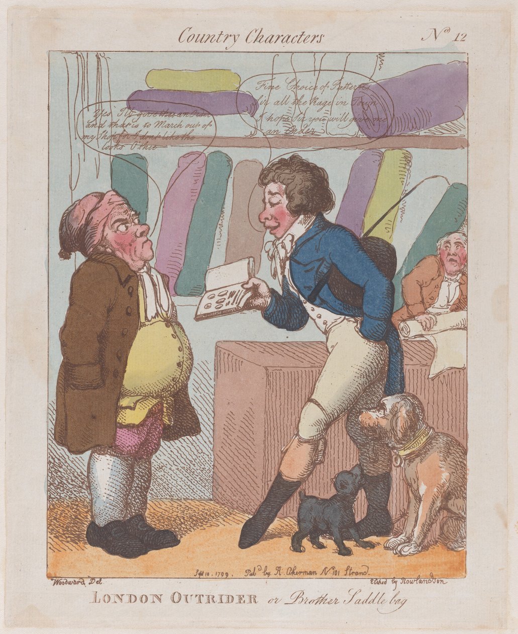 London Outrider, eller Brother Saddlebag, 10. september 1799., 10. september 1799. av Thomas Rowlandson
